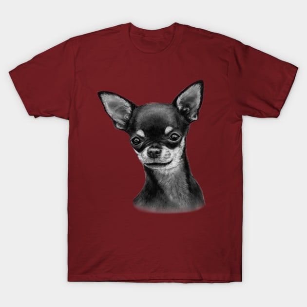 Cute Chihuahua T-Shirt by animalpaintings